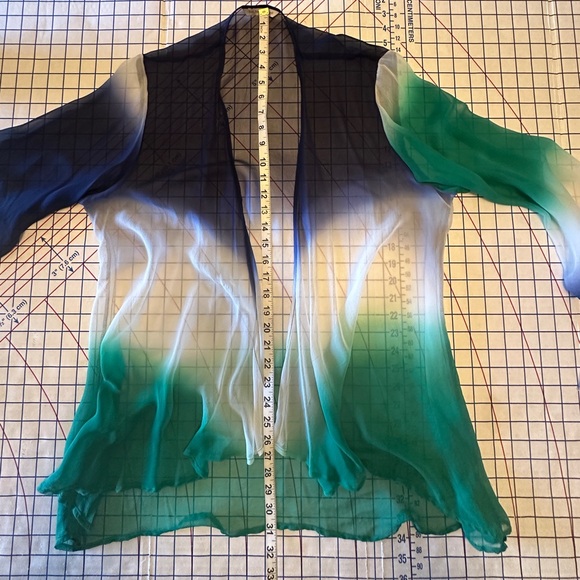 Sheer tri-color Topper | one size - Picture 5 of 7